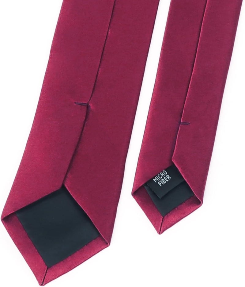 DR ANISON Skinny Tie Men Women 2" (5CM) Slim Necktie Solid Thin Ties Formal - Image 3